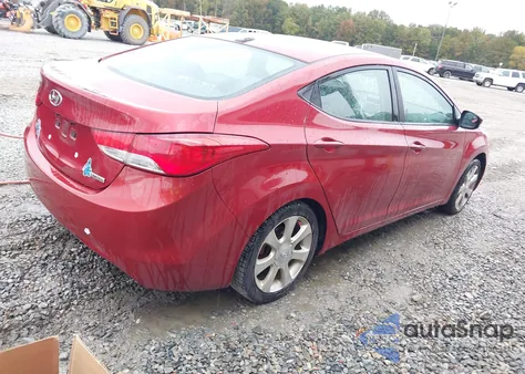 2012 Hyundai Elantra Limited (Ulsan Plant) z USA, uszkodzony, nr VIN KMHDH4AE7CU325426